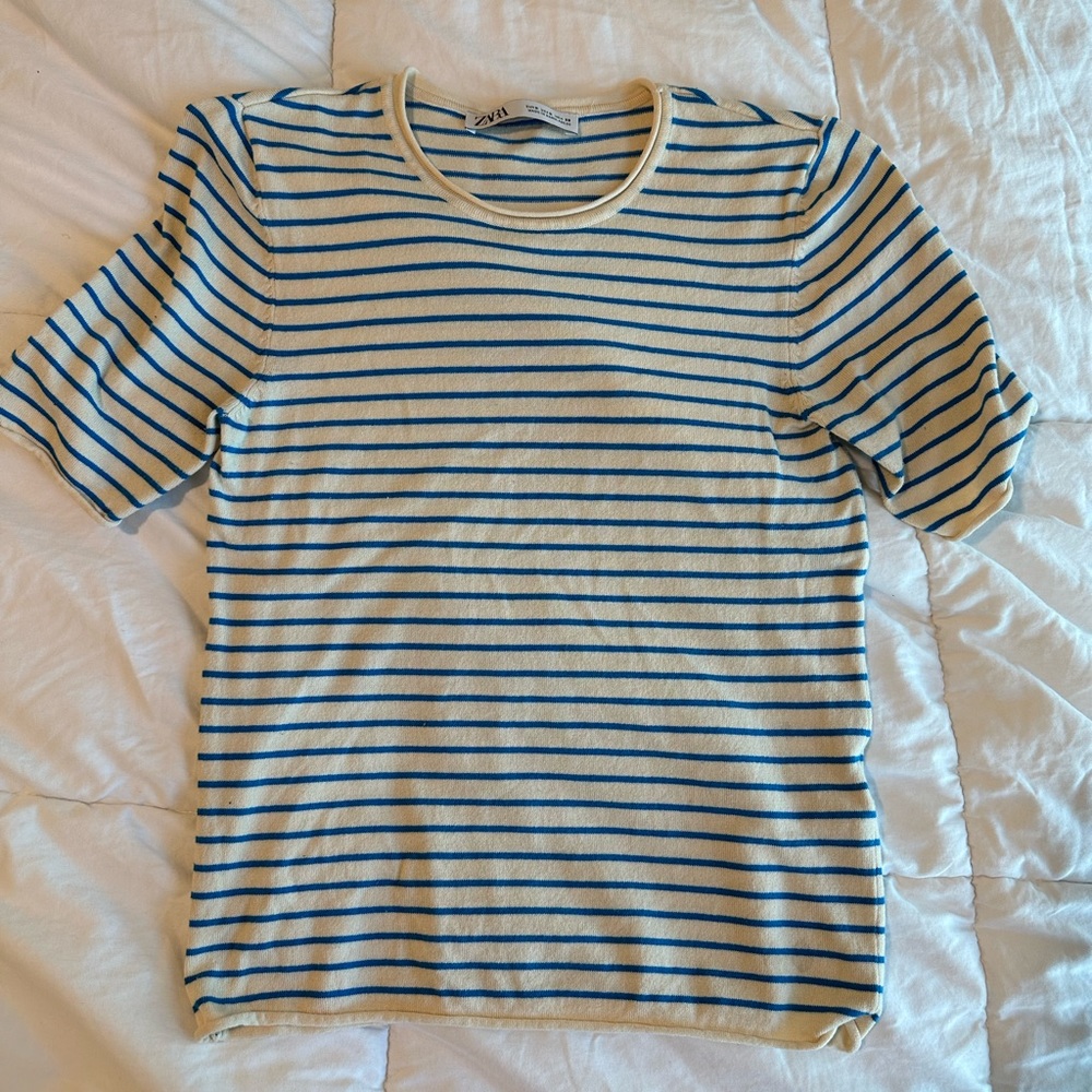 Zara striped top